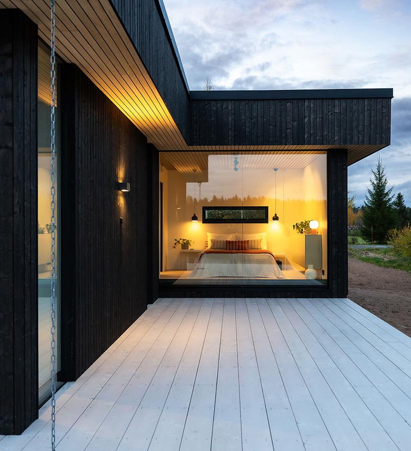 Modern arkitektritad villa
