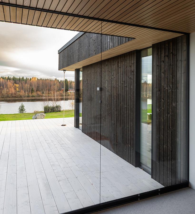 Skandinavisk arkitektritad villa
