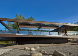 Villa Olo, futuristiskt hybridträhus